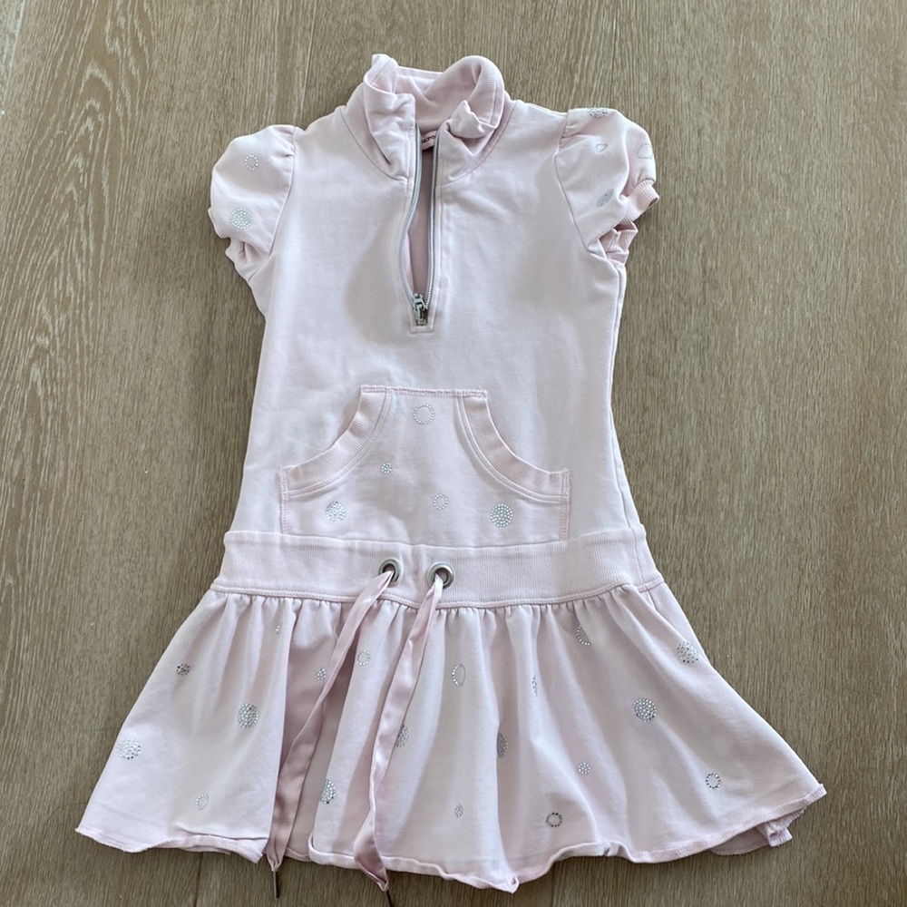MonnaLisa pink sweater dress! Girls size 6